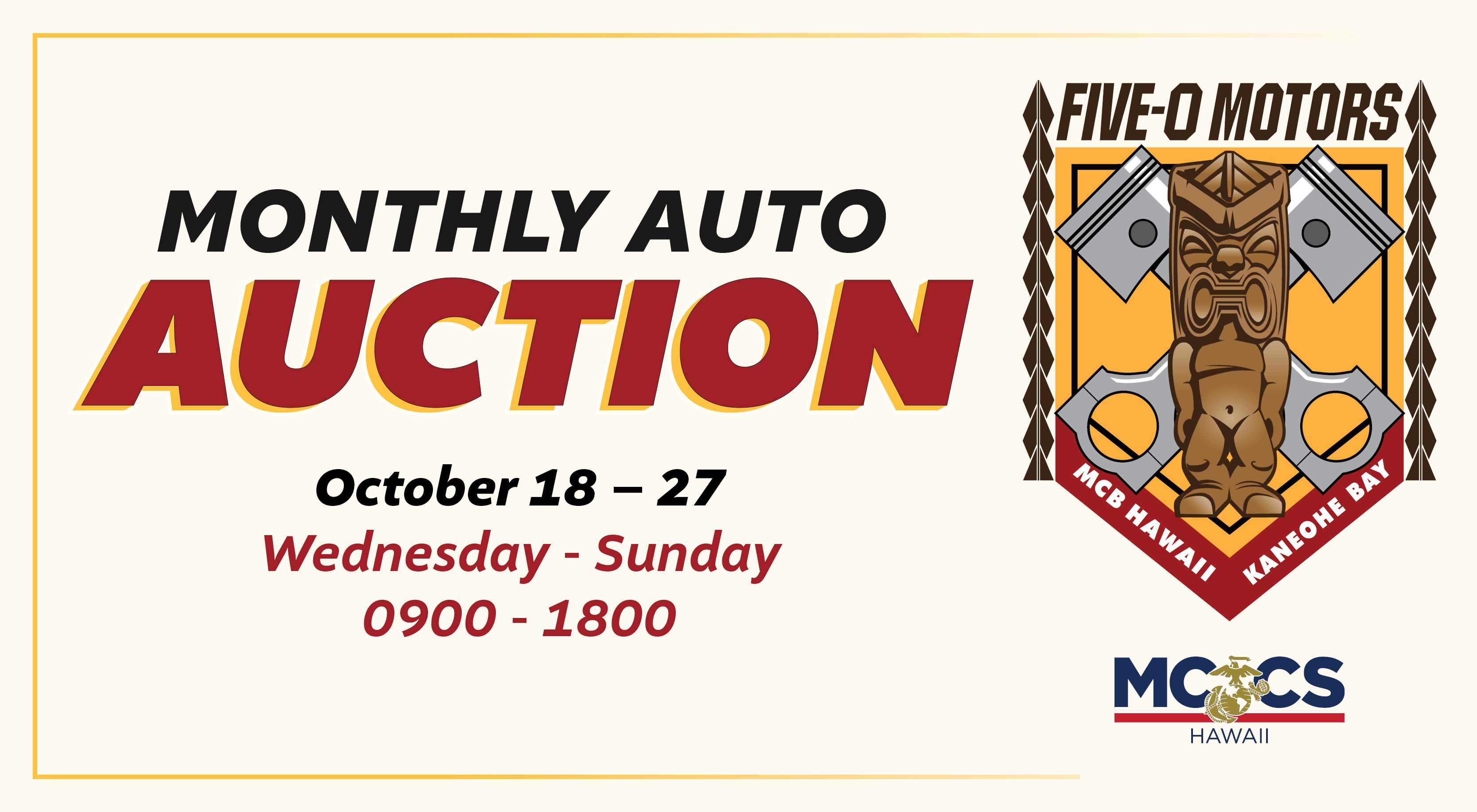 Monthly Auto Auction