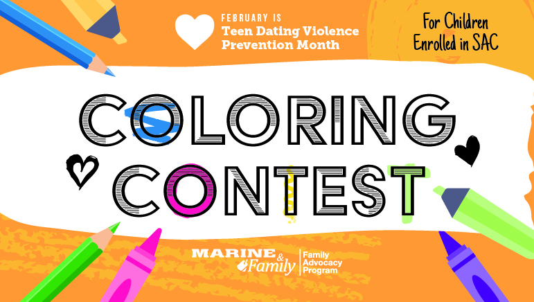 Teen Dating Violence Prevention Month: Coloring Contest