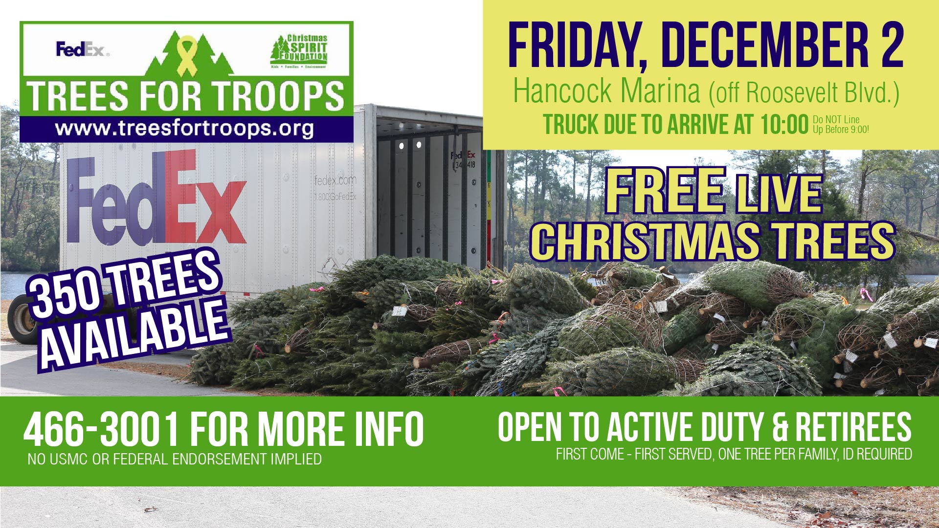 Trees for Troops